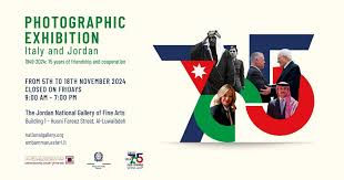 Amman - Mostra “Italia-Giordania, 75 anni di amicizia"