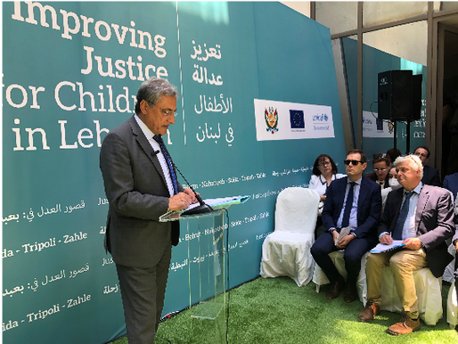 Libano – Inaugurata la prima struttura Unicef per bambini in palazzi di giustizia