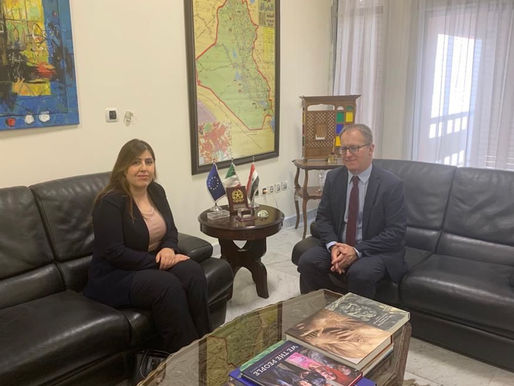 Baghdad – Ambasciatore italiano con responsabile Questioni Sopravvissuti