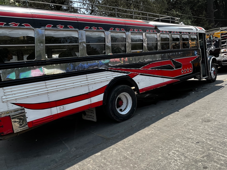 Chicken bus au Guatemala