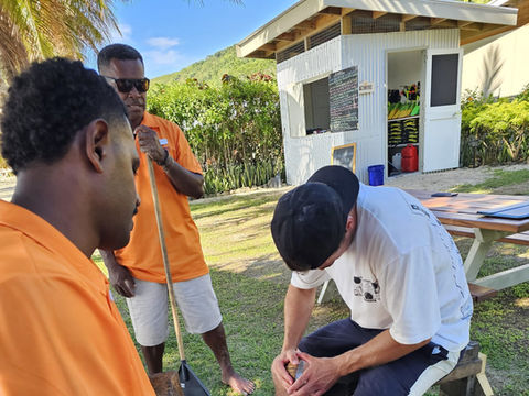 Coconut Husking
