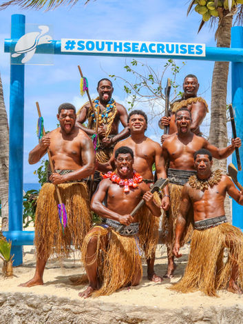 South Sea Island warriors