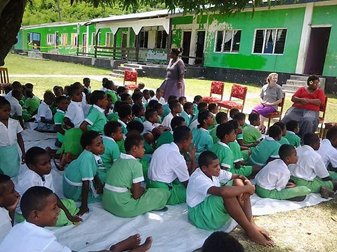 Yasawa Islands school kids