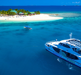 South Sea Island and ferry