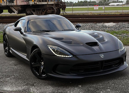Viper with Satin PPF finish in Miami – Garage Customs F