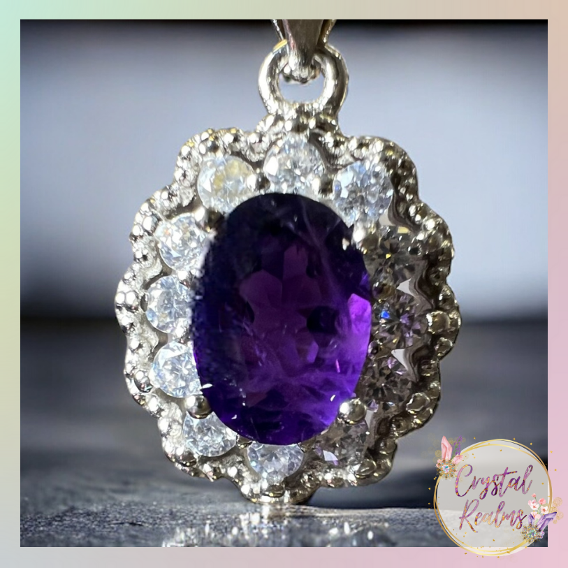 Miniatura: Purple Amethyst s925 Silver Pendants