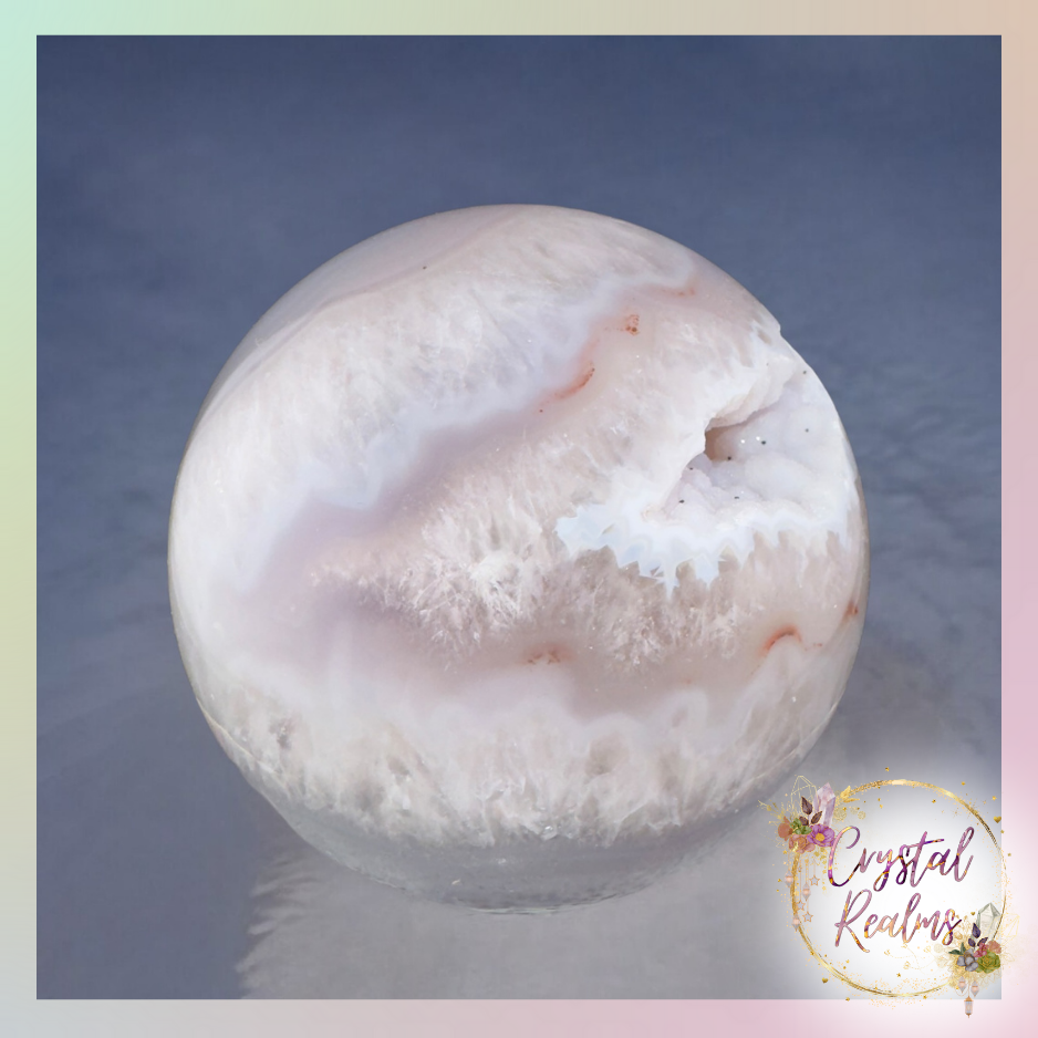 Miniature : AAA Grade Open Druzy Agate Sphere