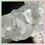 Μικρογραφία: White Rose Calcite Cluster with Pyrite