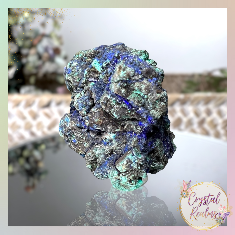 Miniatura: Azurmalachite Specimen Raw Crystal