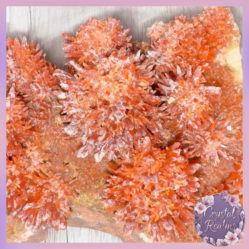 縮圖：Radiant Orange Calcite Cluster