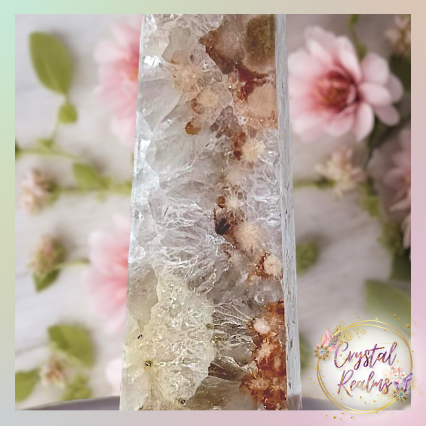 Miniatura: Light Cherry Pink Amethyst Quartz Tower