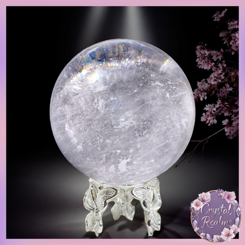 Thumbnail: AA Phantom Clear Quartz Crystal Sphere