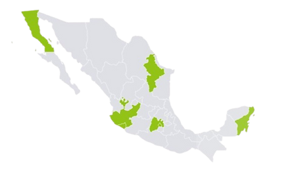 Cobertura de Servicio en Territorio Nacional