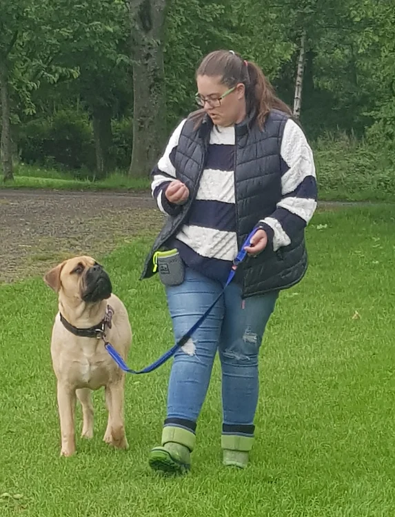 Dog and client