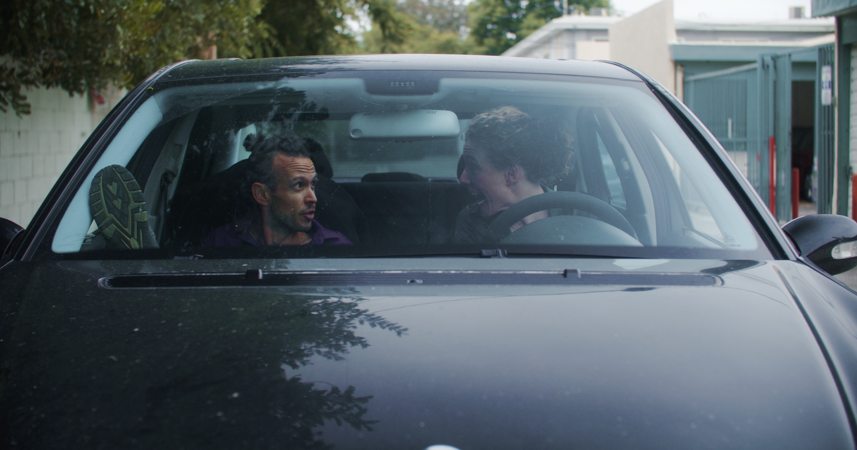 Production still from Ash, Young One Studio