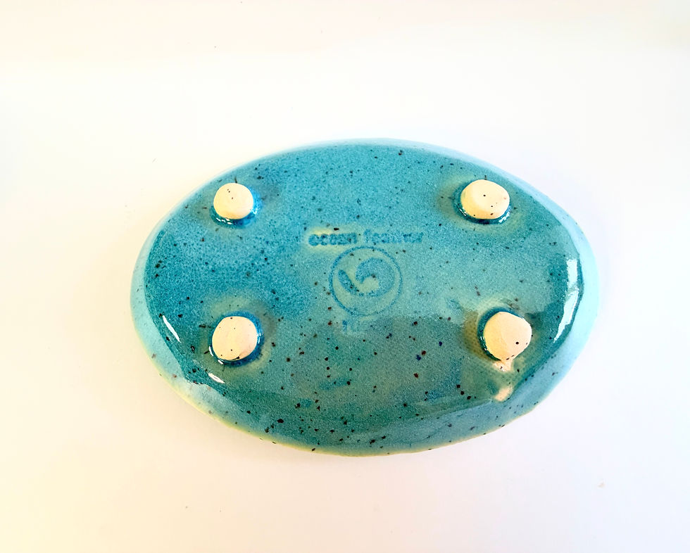 Thumbnail: Stoneware Soap dish - Turtles