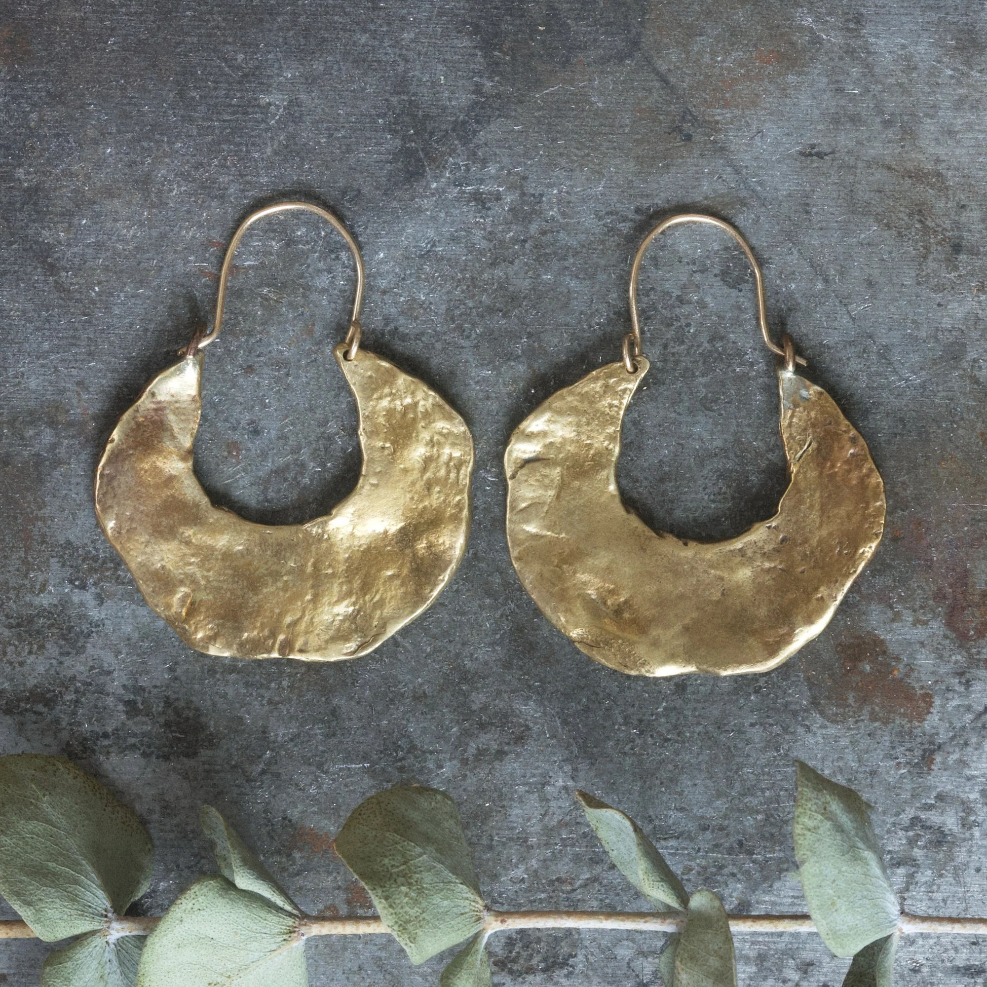 Emilie Shapiro Half Moon Earrings