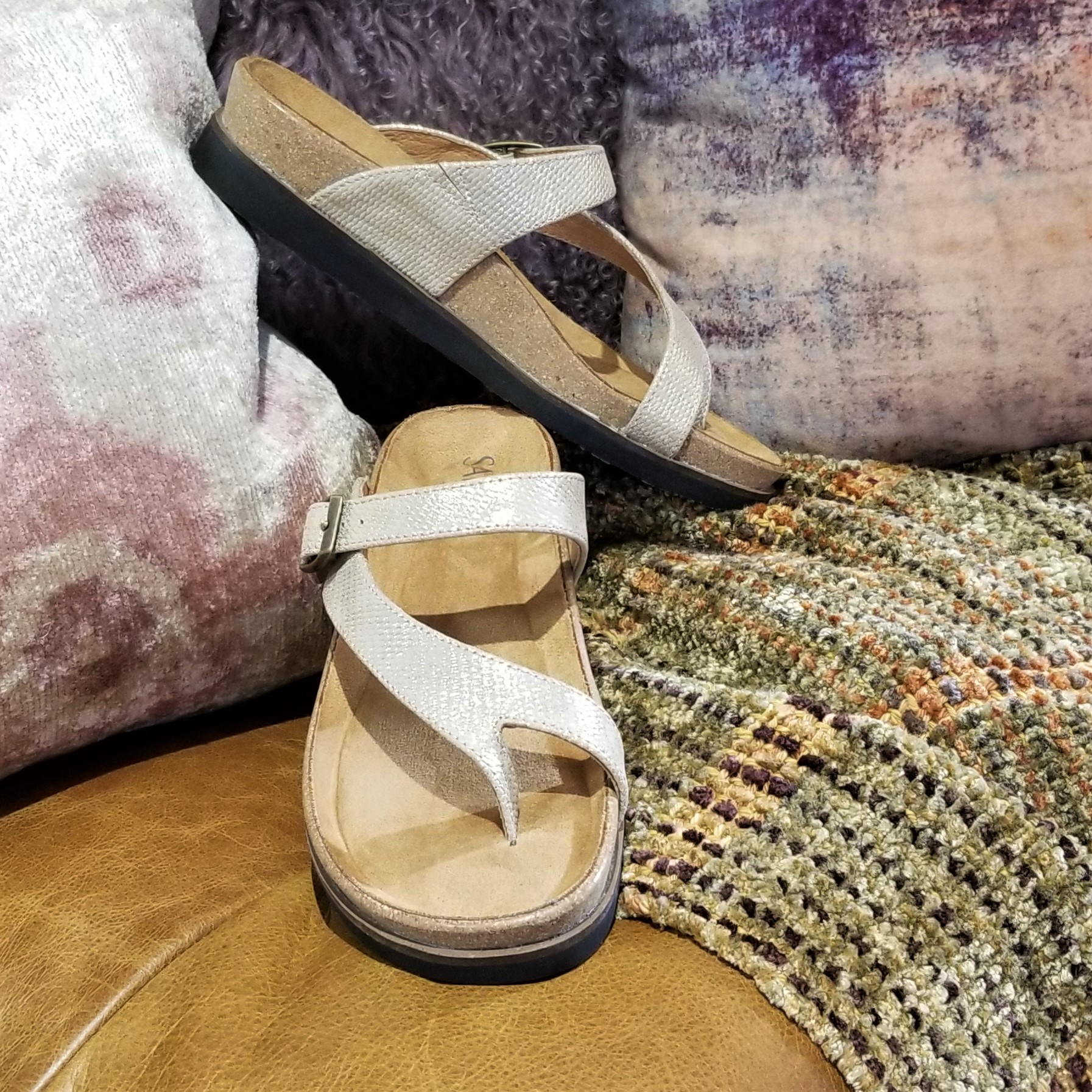 30% off Andros in Lizard Gold by Salvia- Bussola Style $90