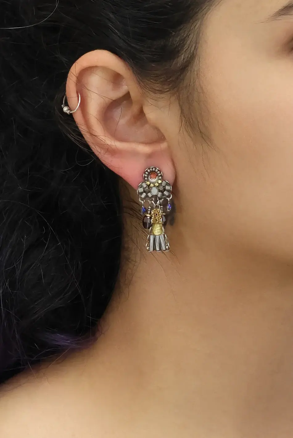 Thumbnail: Ayala Bar Shivering Moonlight Halo Earrings