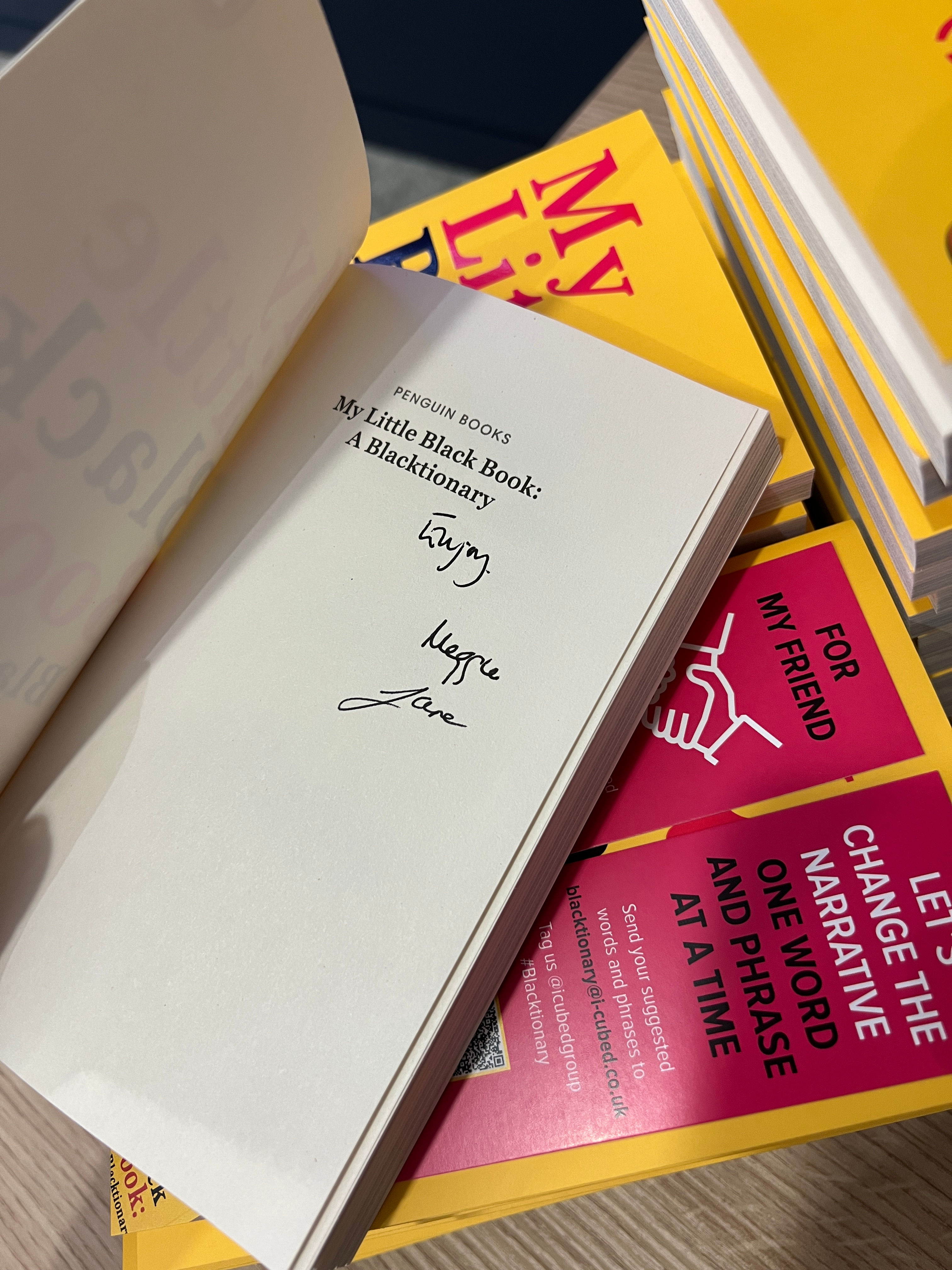 Blacktionary - signed copy