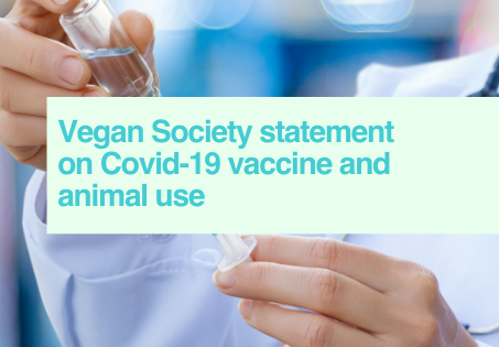 Vegan society statement