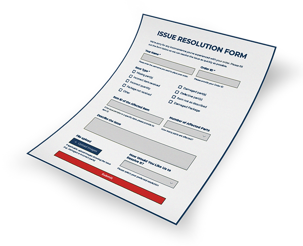 Issue Resolution Form