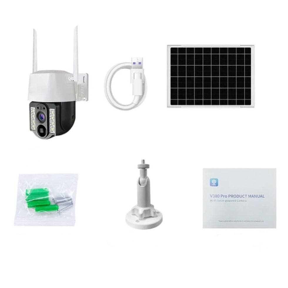 Miniatura: Cámara solar 1080p para exteriores