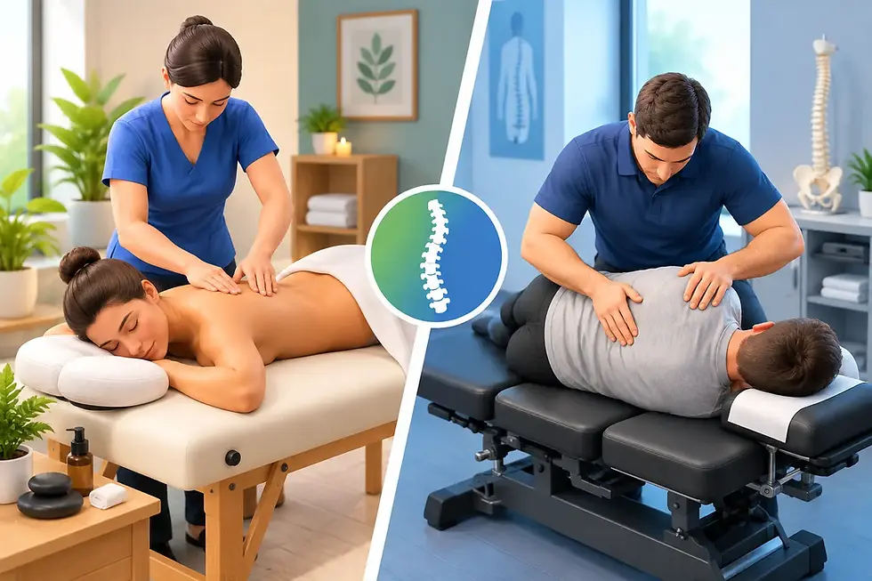 Massage Therapy vs Chiropractic: Which Helps?