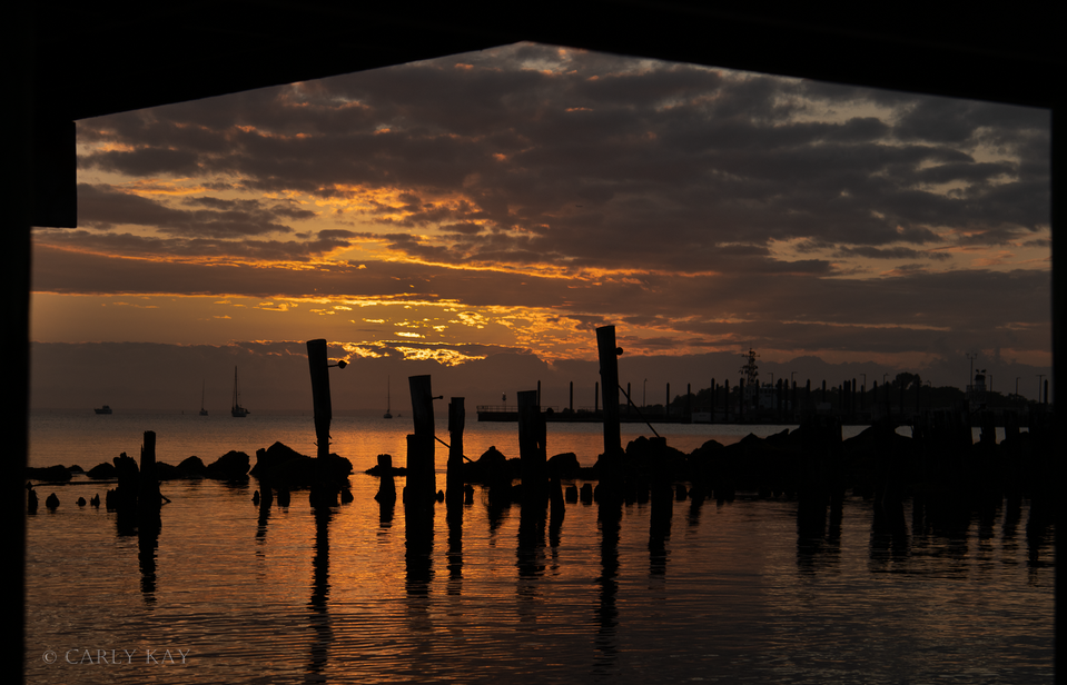 Sunset in Sandy Hook, NJ