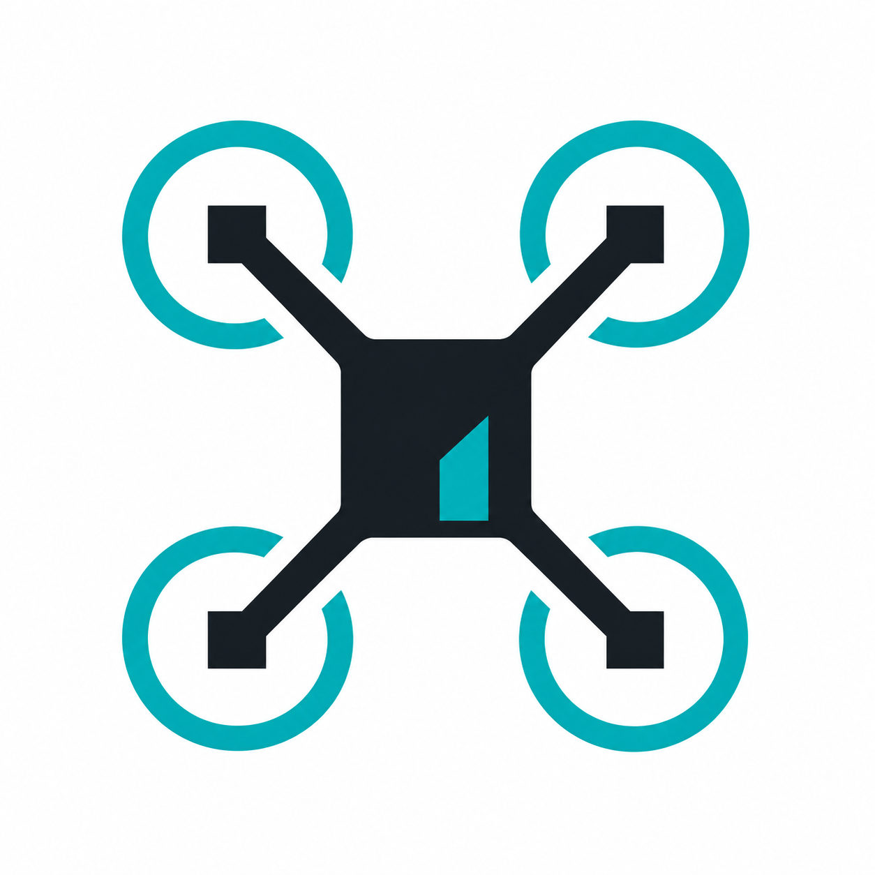 Stylized drone icon