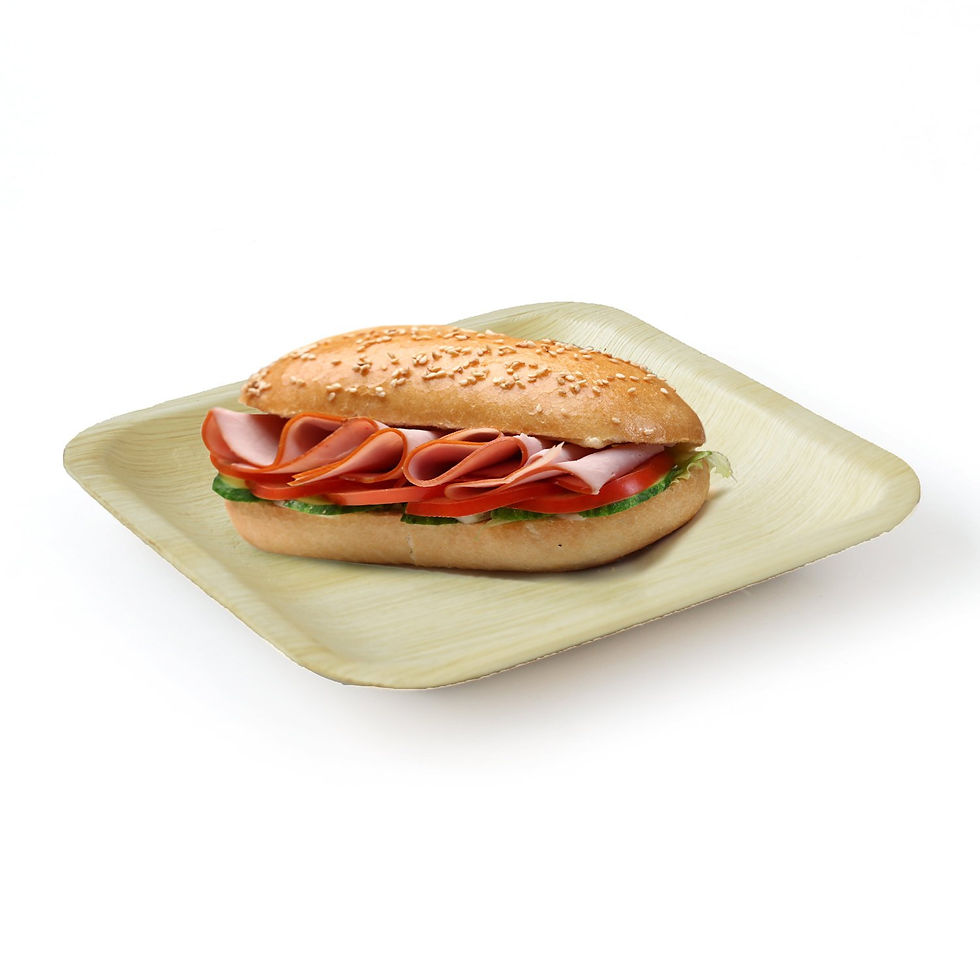Thumbnail: Palm Leaf Plates Square 8" Inch (Set of 100/50/25)
