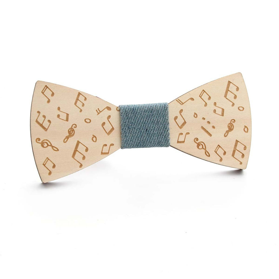 Thumbnail: Gentleman's Statement Wear:  Handmade Wooden Bowties