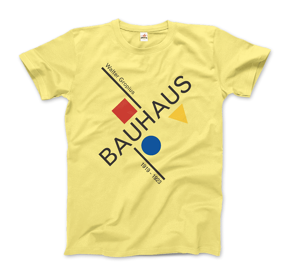 Thumbnail: Walter Gropius Bauhaus Artwork T-Shirt