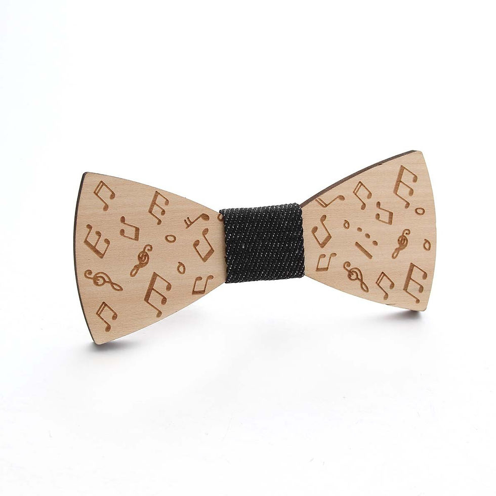 Thumbnail: Gentleman's Statement Wear:  Handmade Wooden Bowties