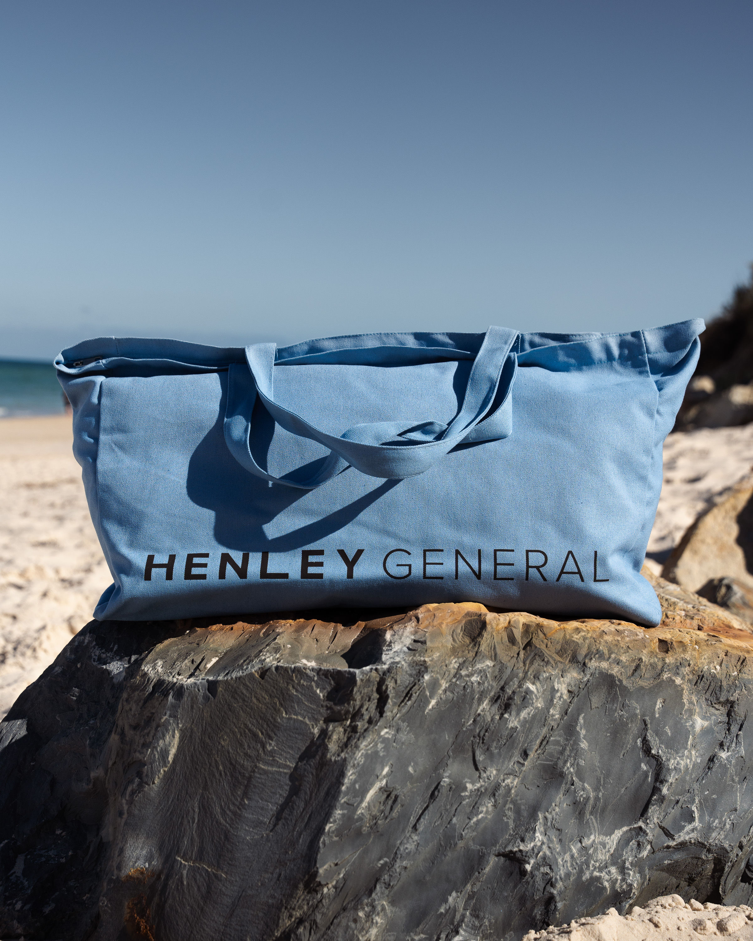 Zen II Oversize Tote Bag Ocean Blue