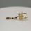 Thumbnail: Modern Mood Draco Scorpion Genuine Garnet 14kt Yellow Gold