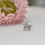 Thumbnail: Buddha Jewelry Organics Honu Turtle - White Sapphire 14kt White Gold