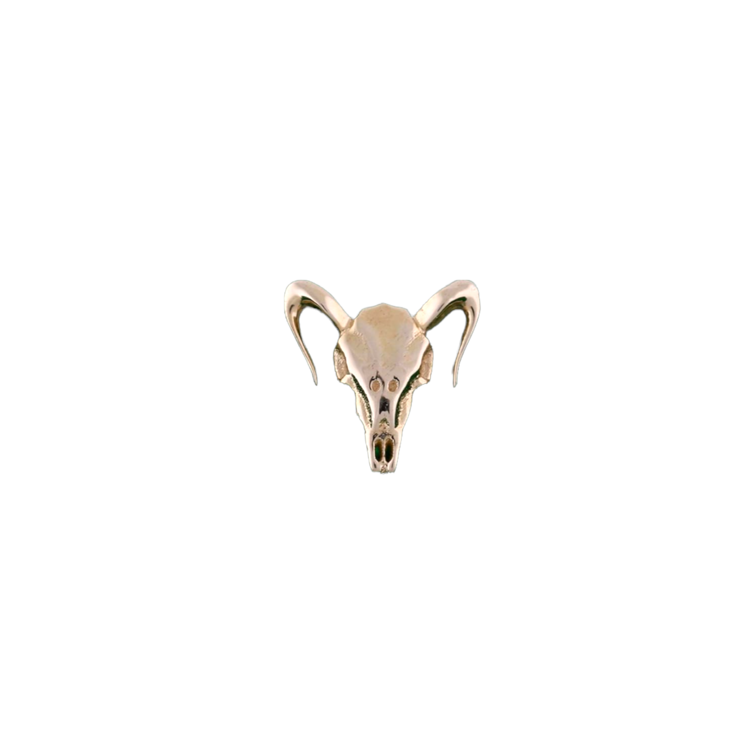 Foes Jewelry Ram Skull 14kt Yellow Gold