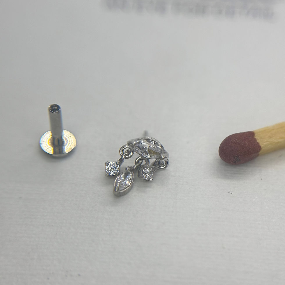 Thumbnail: Maya Stargazer CZ 14kt White Gold