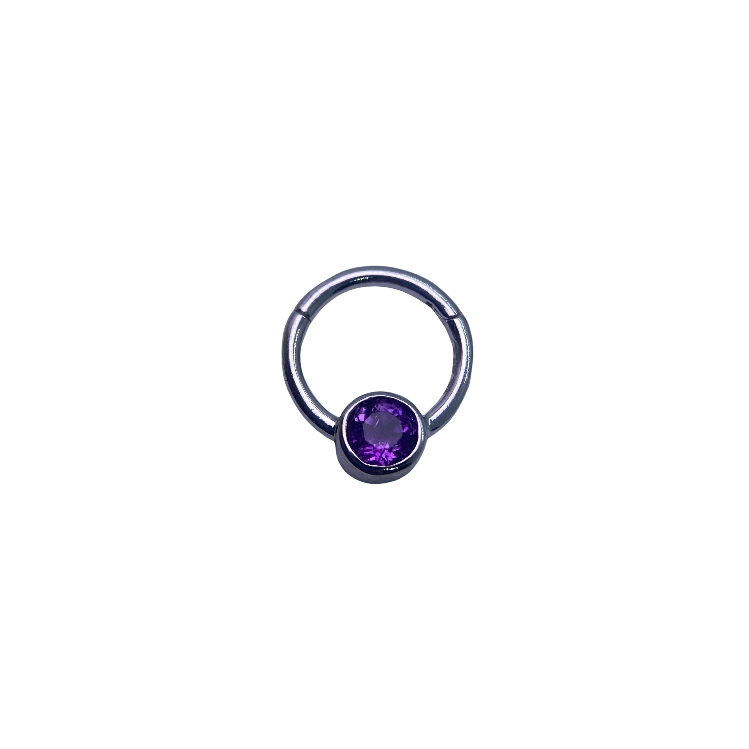 Tish Lyon Amethyst Ring 14kt White Gold