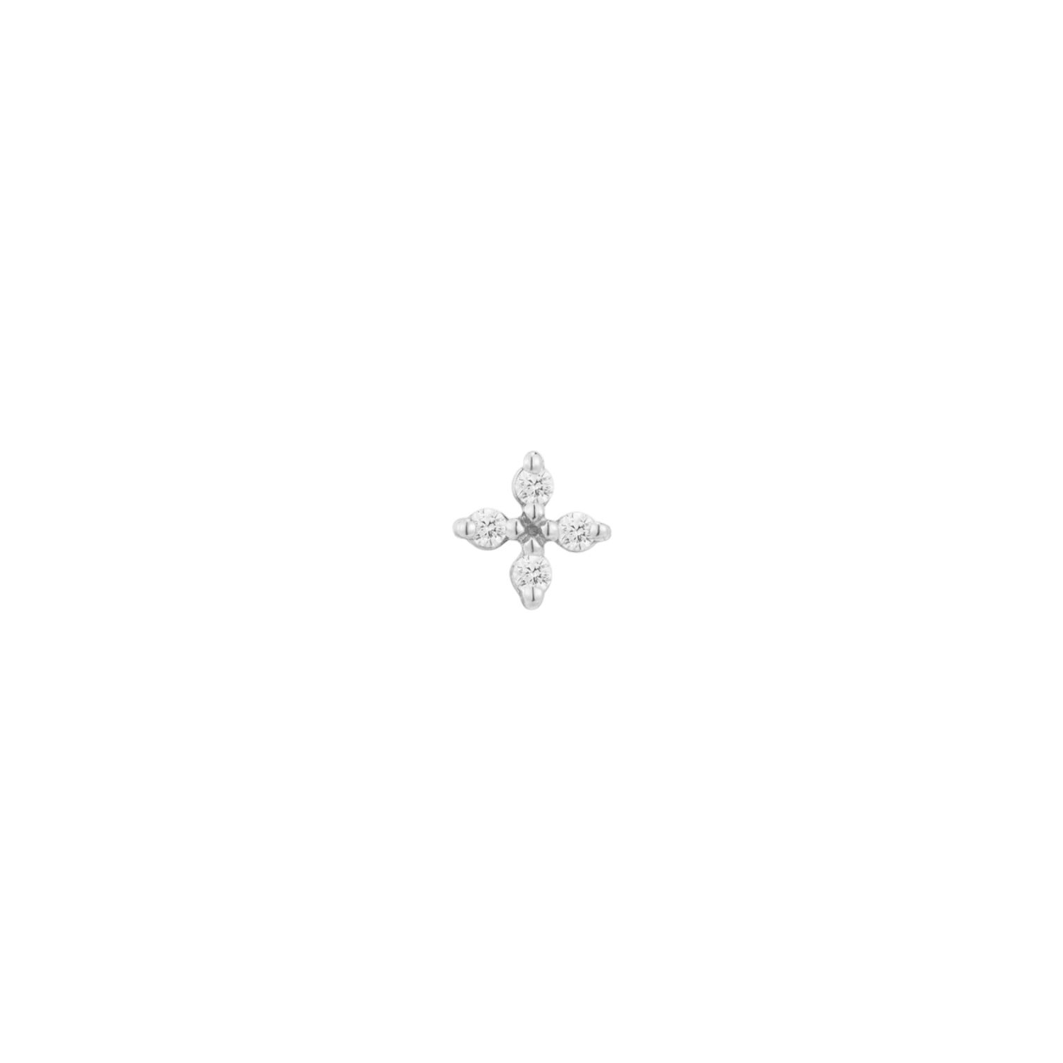 Ember Crux Genuine Diamond 14k White Gold