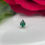 Thumbnail: Anatometal Pear Emerald CZ 18kt White Gold