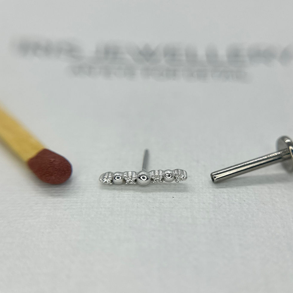 Thumbnail: Buddha Jewelry Organics Chance 14kt White Gold
