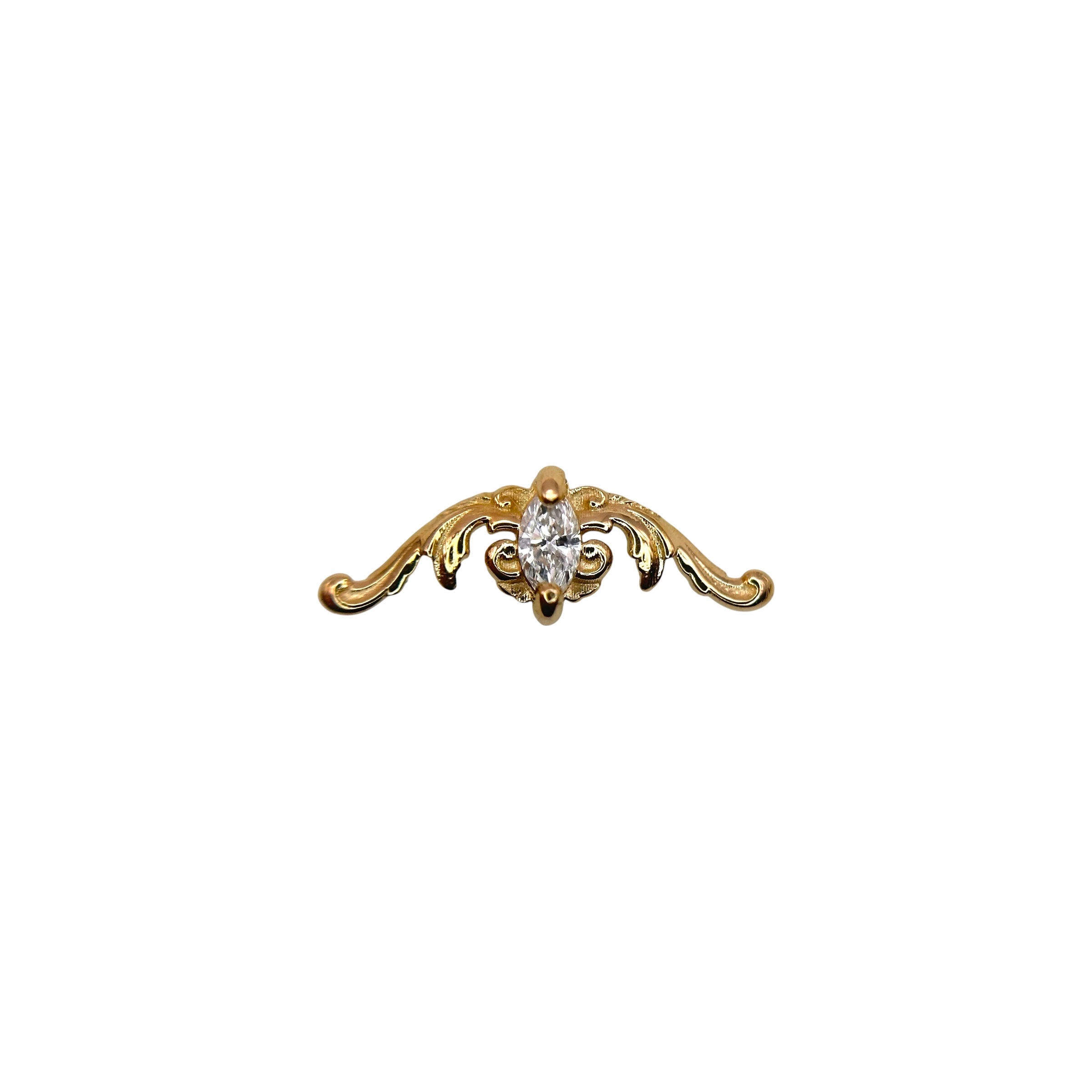 AuAdore Le Cour Genuine Diamond 14kt Yellow Gold