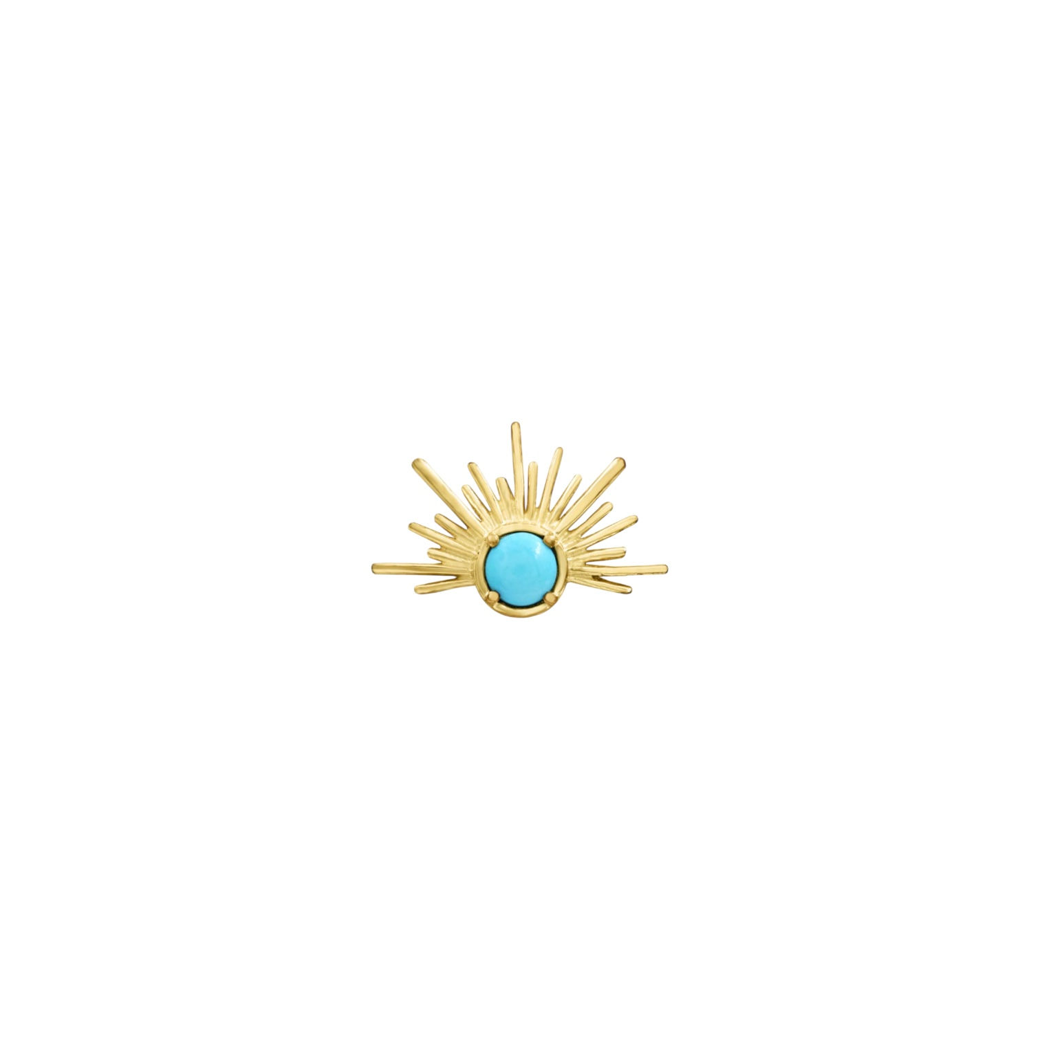 Junipurr Jayla Turquoise 14kt Yellow Gold