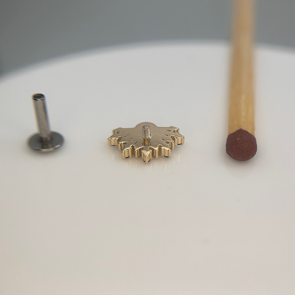 Thumbnail: BVLA Twilight Genuine Diamonds & Sapphires 14kt Yellow Gold