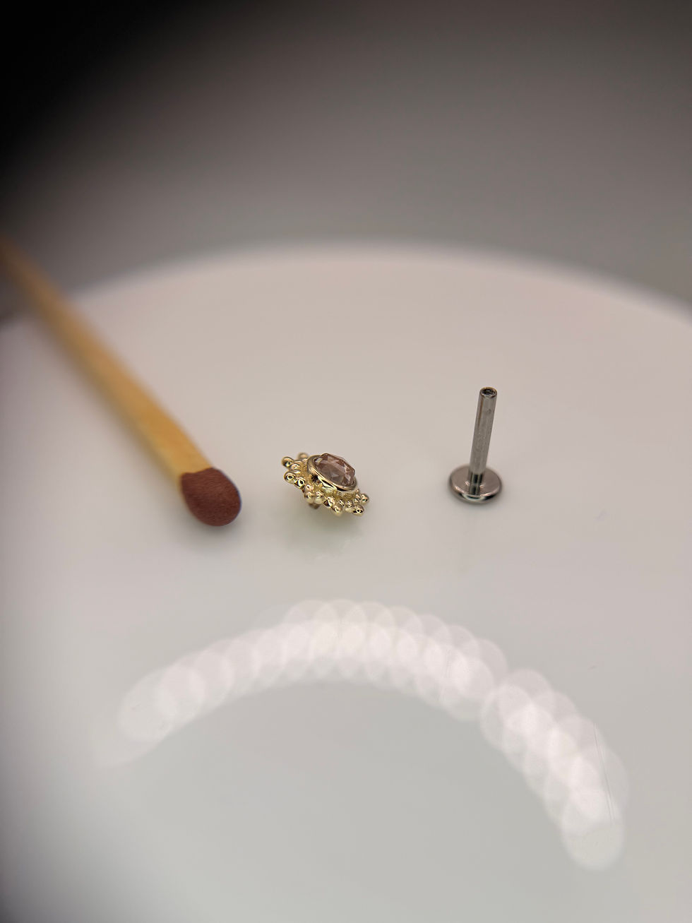 Thumbnail: BVLA Thursday Rose Cut Oregon Sunstone 14kt Yellow Gold