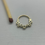 Thumbnail: NorVoch Bubble Bezel Seamless Ring 14k Yellow Gold - Blues