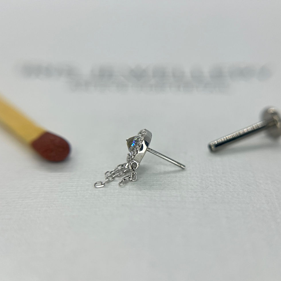 Thumbnail: Buddha Jewelry Organics Rebel Rebel 14kt White Gold