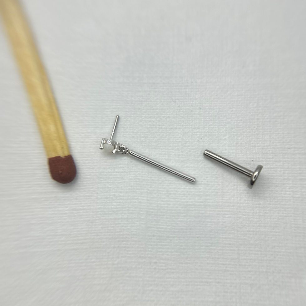 Thumbnail: Ember Marilyn Genuine Opal 14k White Gold
